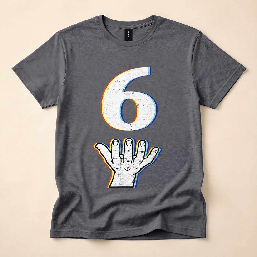 Matching Number 6 and 67 Meme Halloween Costume T-Shirt - photo 4