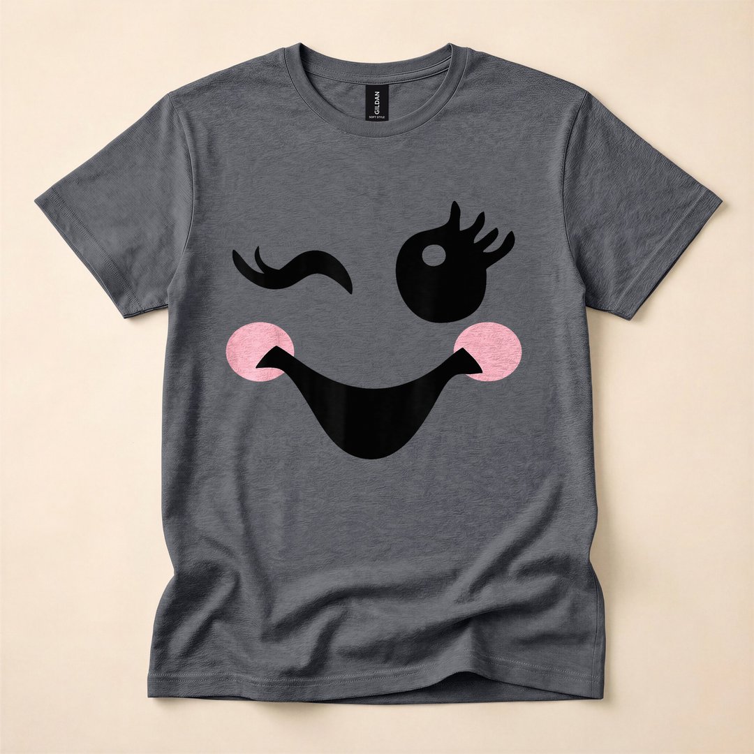 Cute Boo Face Ghost Halloween Costume T-Shirt - photo 5