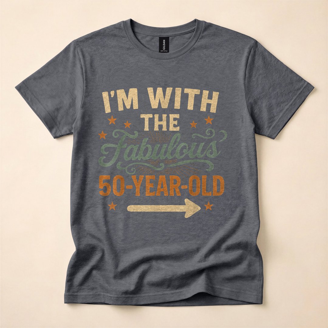 I'm With The 50 Year Old Easy Matching Halloween Costume T-Shirt - photo 4