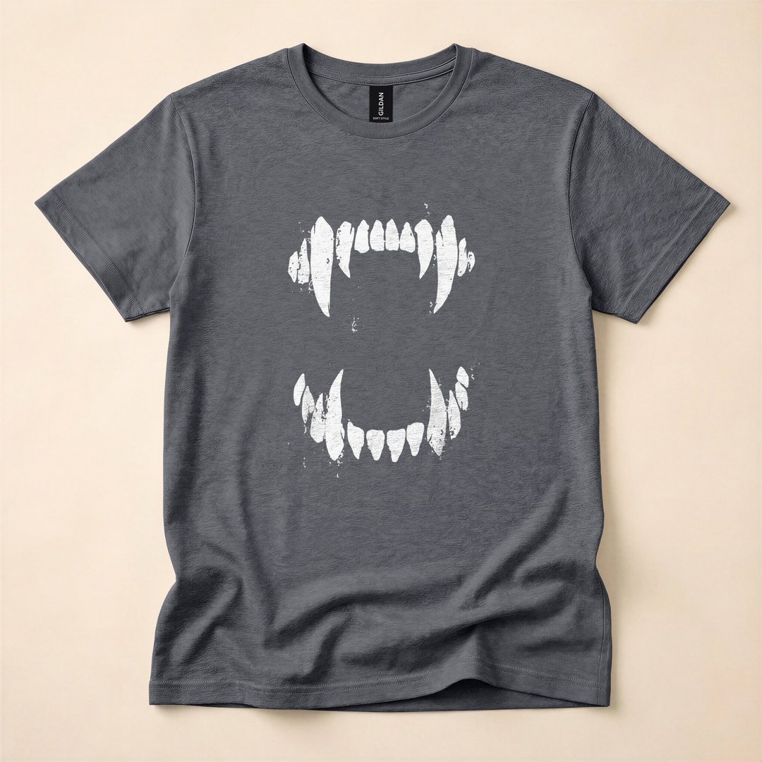 Horror Werewolf Vampire Monster Halloween Costume T-Shirt - photo 4