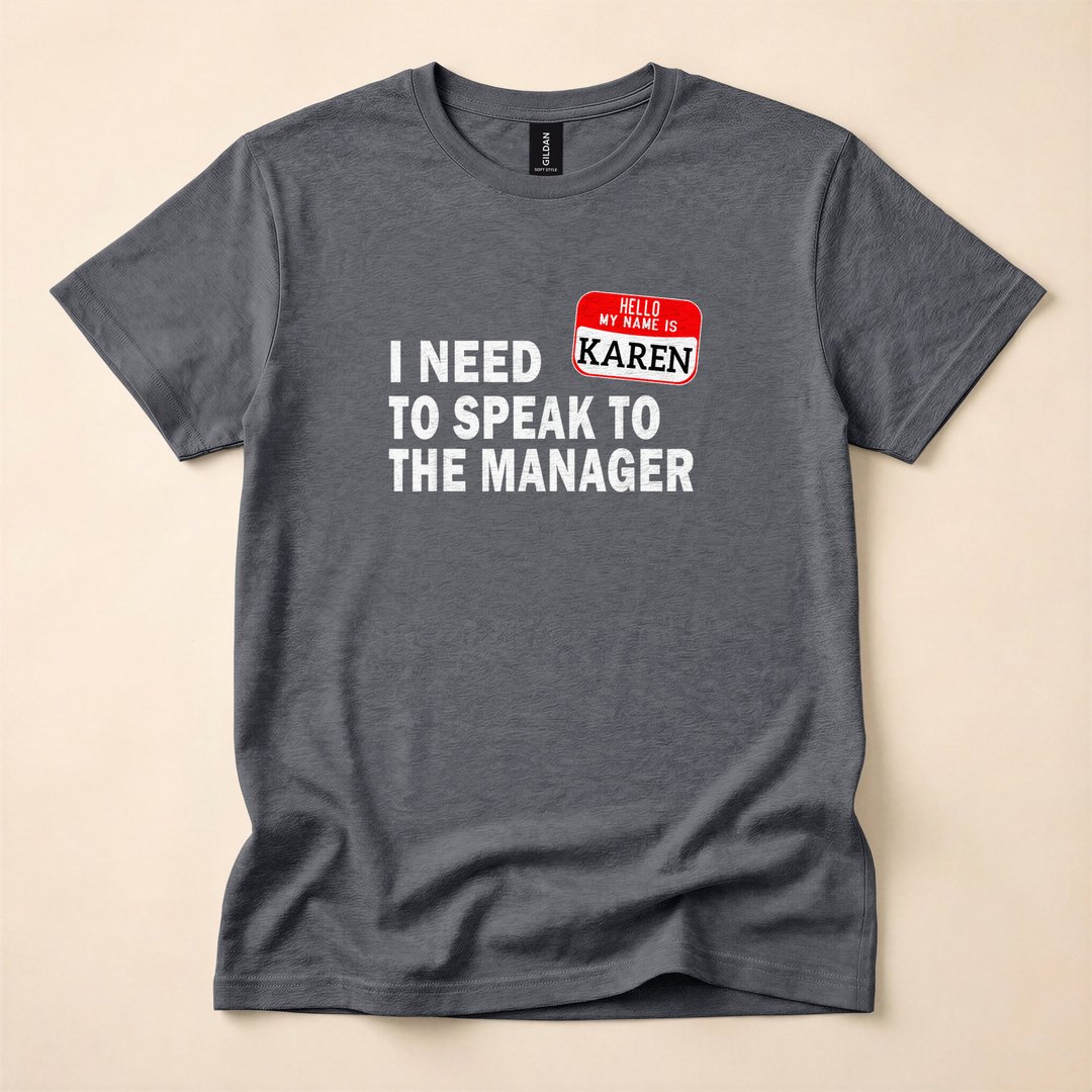 Karen Speak to the Manager Funny Lazy Halloween Costume T-Shirt - photo 4
