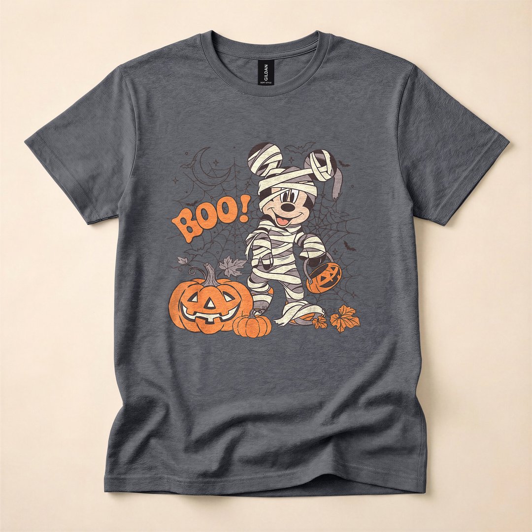 Mickey Mouse Mummy Boo Disney Halloween T-Shirt - photo 5