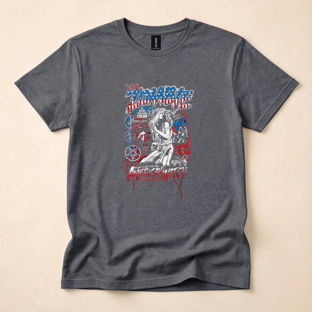 Rob Zombie American Witch Horror Rock T-Shirt - photo 4