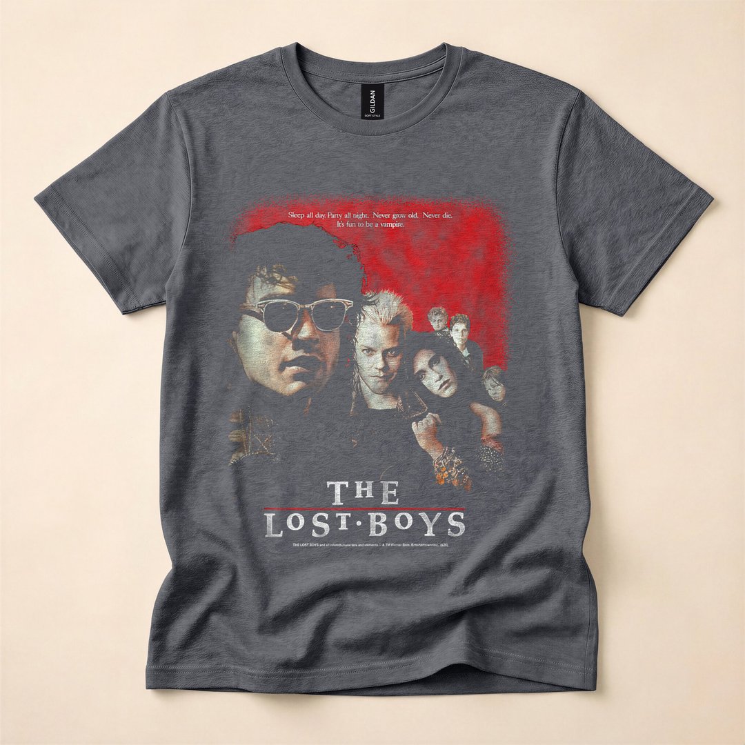The Lost Boys Distressed Vampire Horror Movie T-Shirt - photo 4