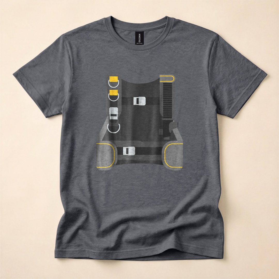 Scuba Diver Last Minute Halloween Costume T-Shirt - photo 4