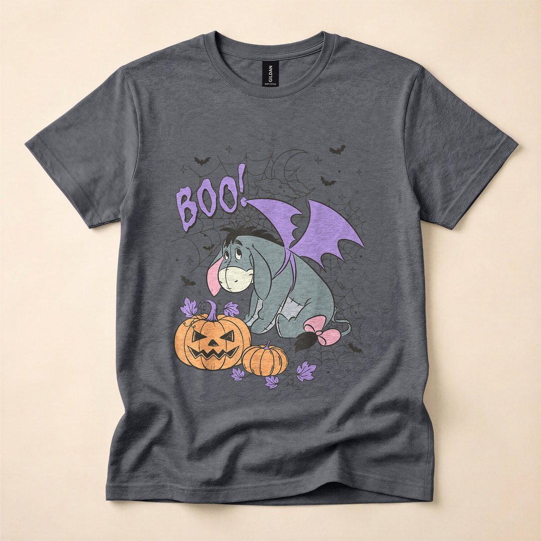 Winnie the Pooh Eeyore Boo Bat Costume Halloween T-Shirt - photo 5
