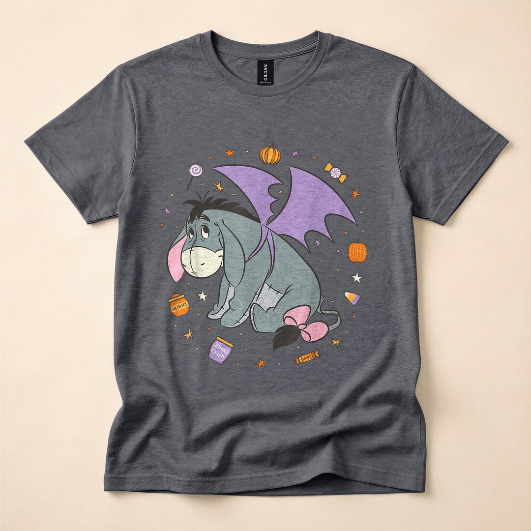 Winnie the Pooh Eeyore Halloween Trick-or-Treat T-Shirt - photo 4
