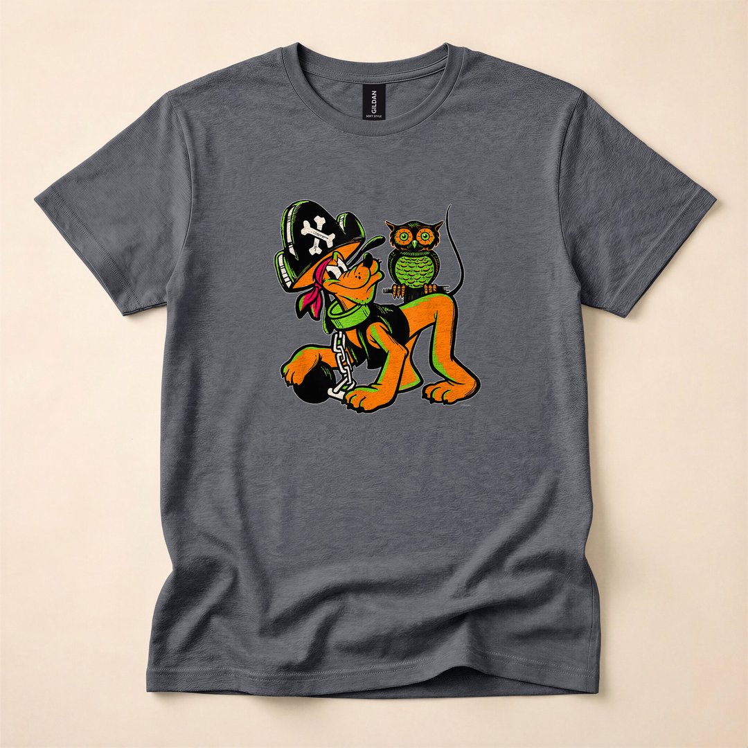 Disney Pluto Pirate Captain Costume Halloween T-Shirt - photo 4