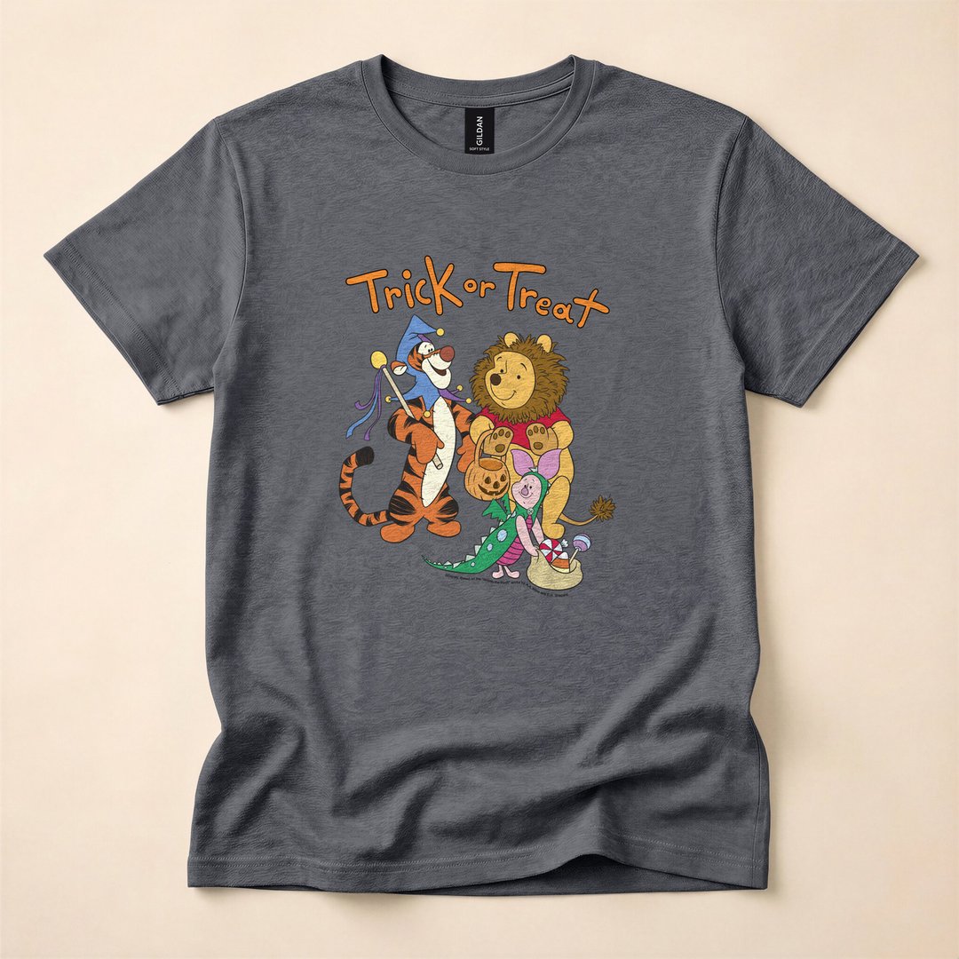 Winnie the Pooh Halloween Trick-or-Treat Group T-Shirt - photo 4