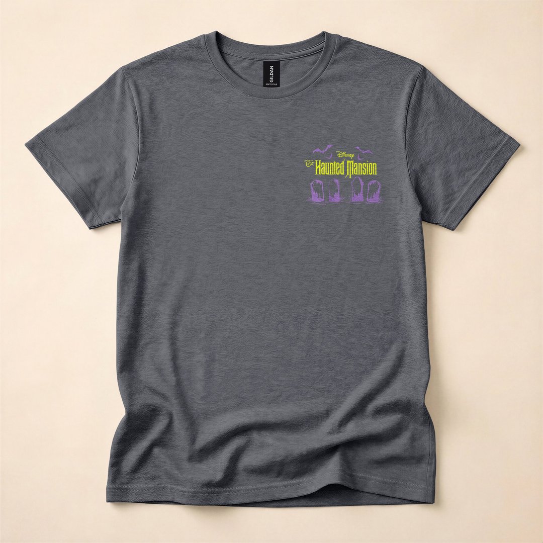 Haunted Mansion Tomb Sweet Tomb Halloween T-Shirt, Spooky Season Graphic Tee Gift - photo 4