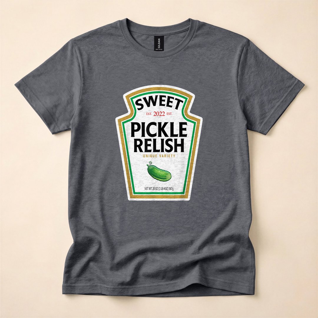 Sweet Green Pickle Relish Funny Halloween Costume T-Shirt - photo 5