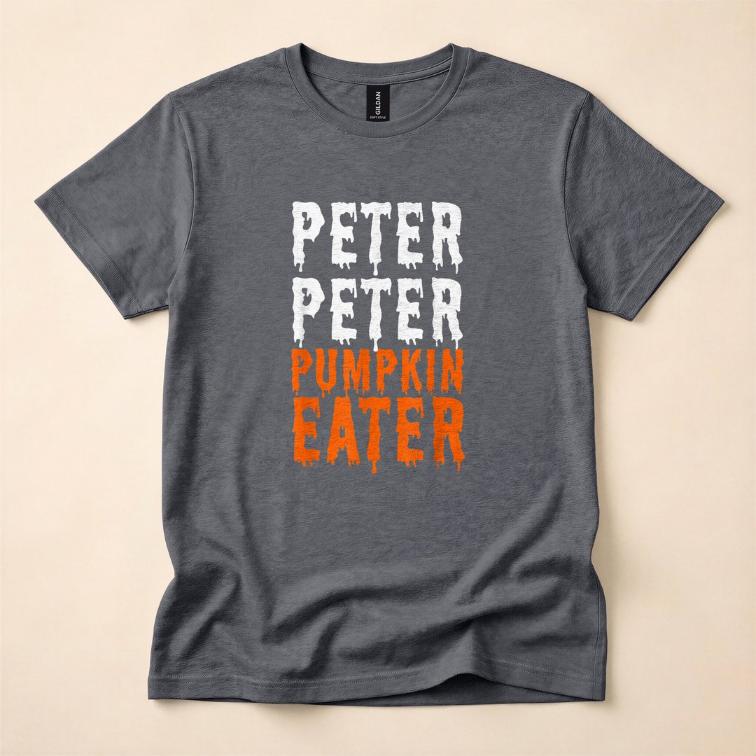 Peter Pumpkin Eater Halloween Couples Costume T-Shirt - photo 4