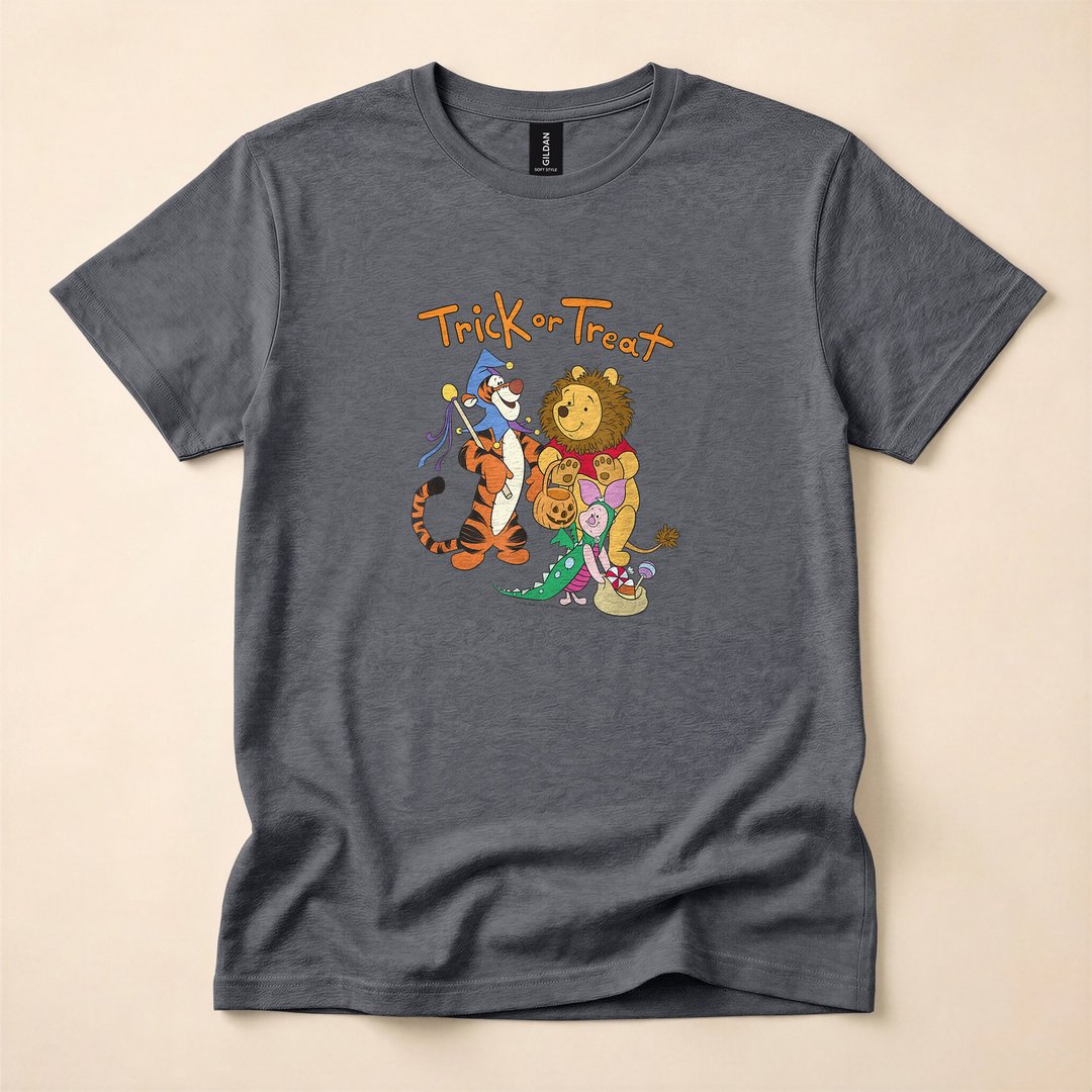 Winnie the Pooh Friends Halloween Trick or Treat T-Shirt