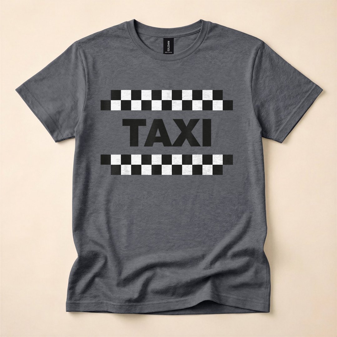 NYC Yellow Taxi Cab Funny Halloween Costume T-Shirt - photo 5