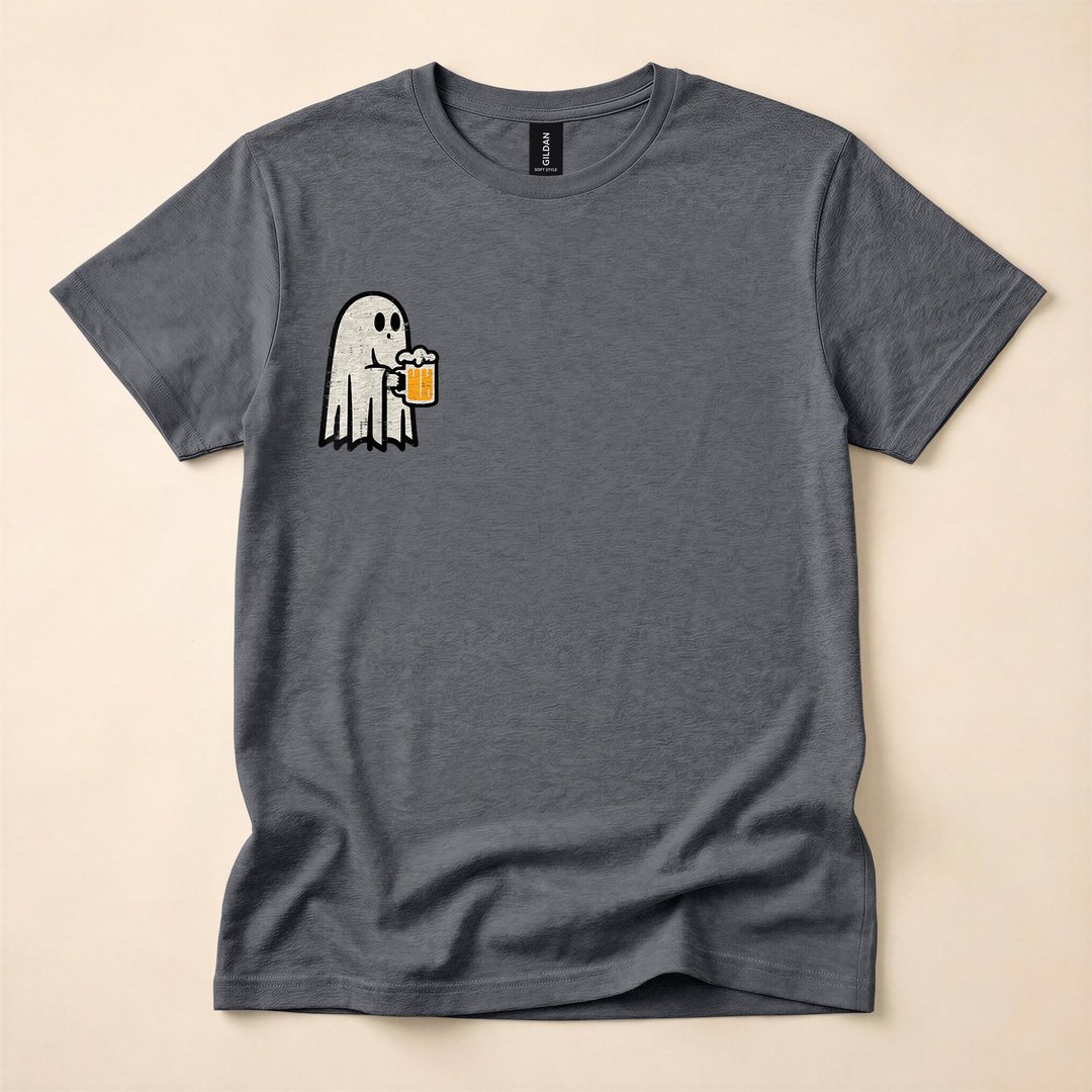 Lazy Ghost Costume Funny Halloween Party T-Shirt - photo 4
