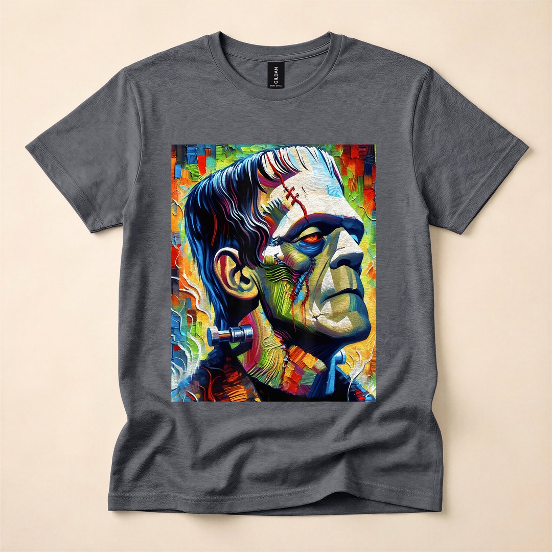 Frankenstein Monster and Bride Matching Couples Halloween T-Shirt - photo 4