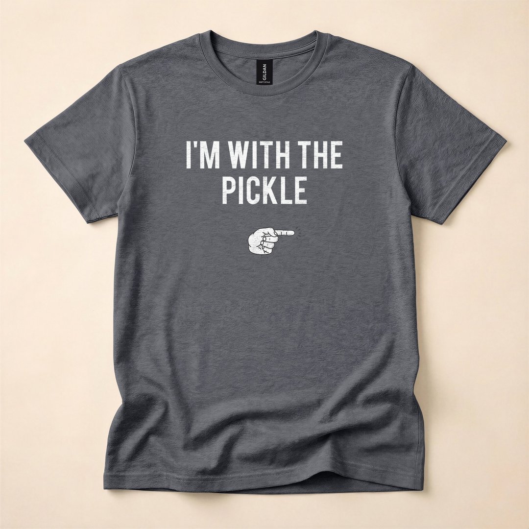 I'm With the Pickle Halloween Costume Party T-Shirt - photo 4