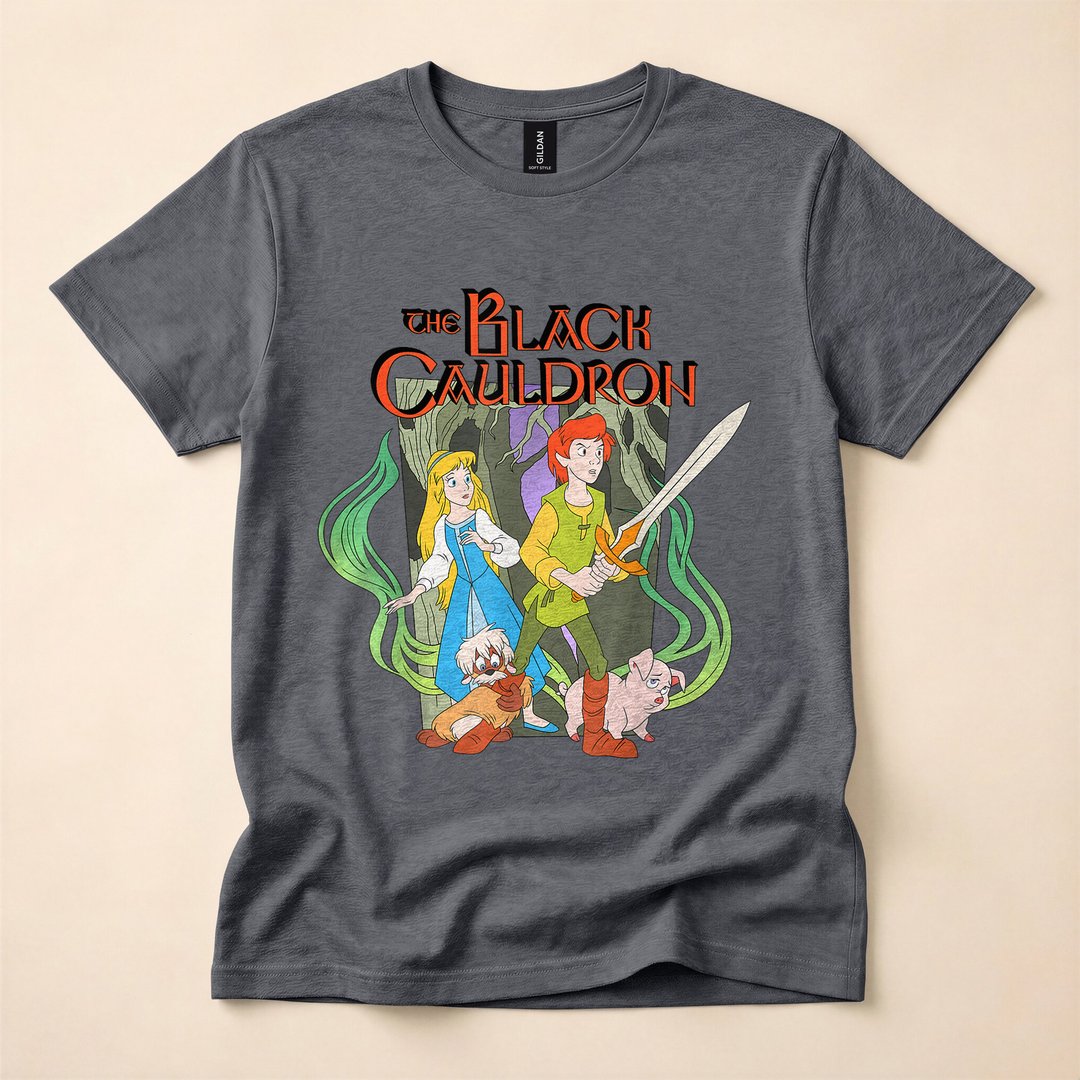 The Black Cauldron Taran and Eilonwy Dark Forest T-Shirt - photo 5
