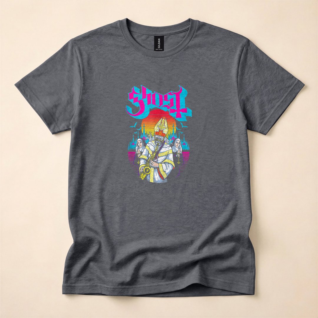Ghost Miasma Vice Occult Horror Band T-Shirt - photo 4