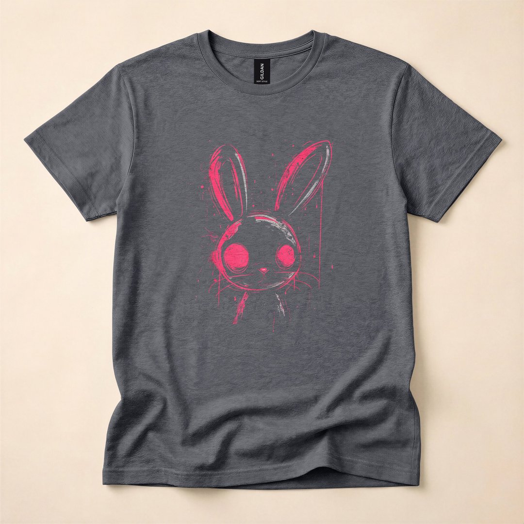Pastel Goth Bunny Creepy Cute Grunge Halloween T-Shirt - photo 4