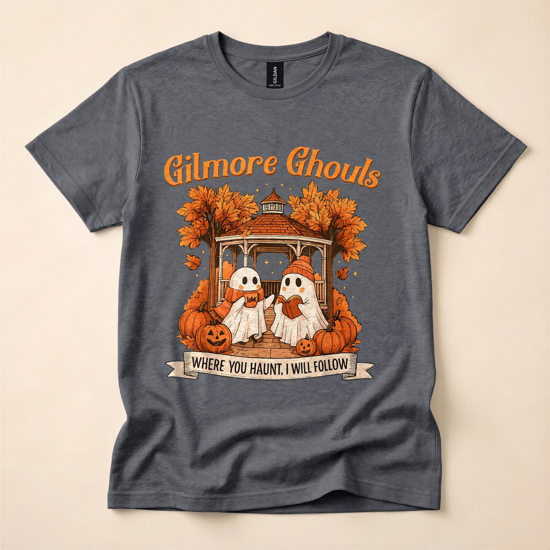 Gilmore Ghouls Where You Haunt I Will Follow Halloween T-Shirt - photo 4