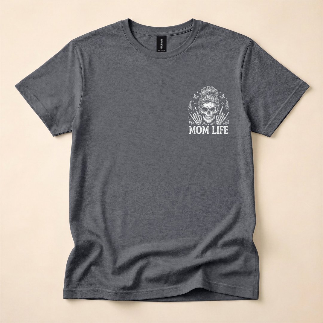 Feral and Unhinged Moms Club Skeleton Coffee T-Shirt - photo 4