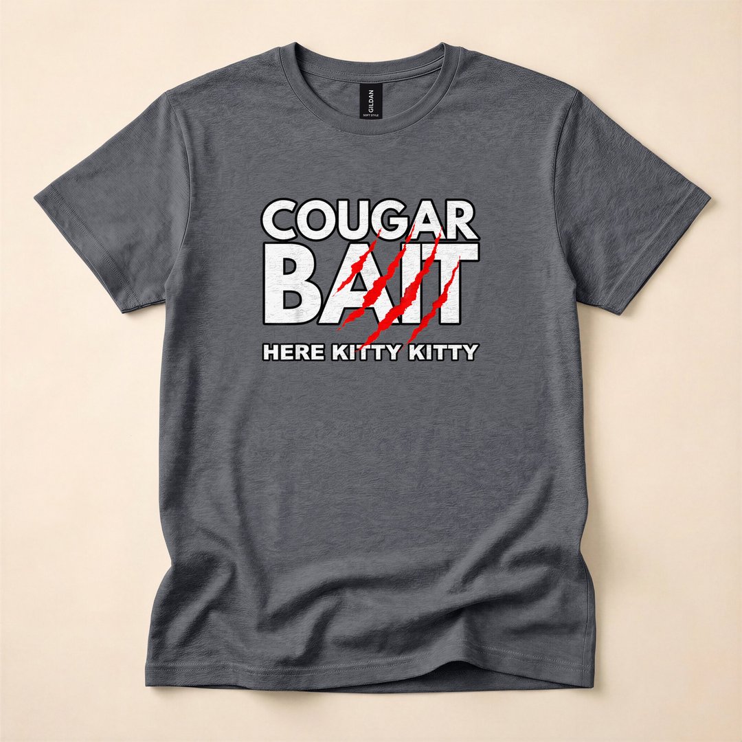 Cougar Bait Funny Halloween Costume T-Shirt - photo 4