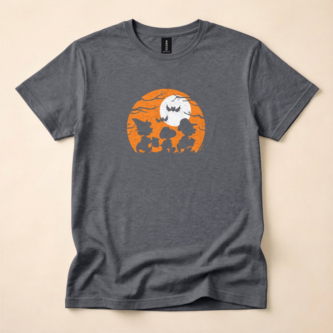 Peanuts Halloween Trick or Treat Silhouettes T-Shirt - photo 4