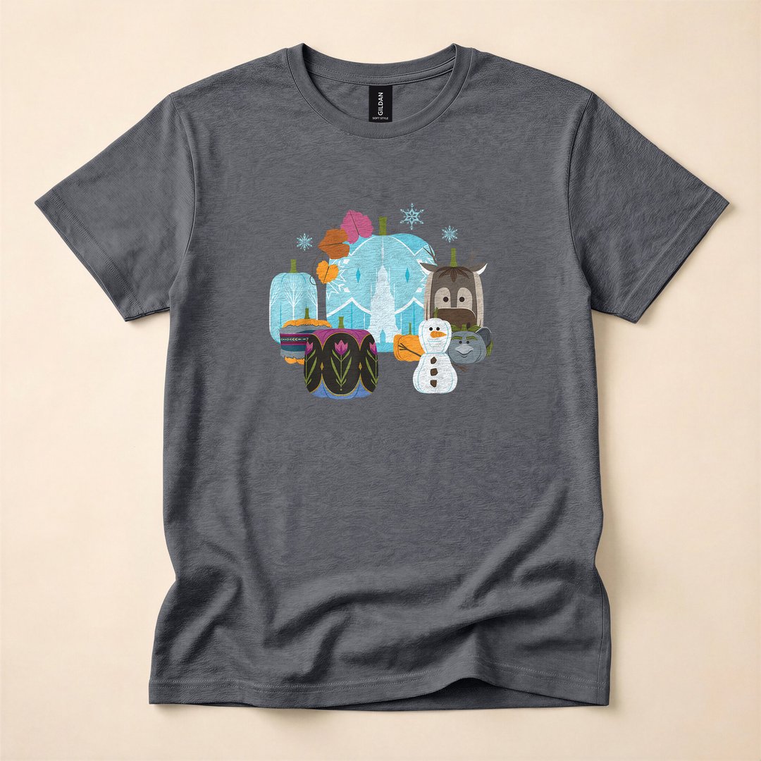 Disney Frozen Princesses Autumn Pumpkin Harvest T-Shirt - photo 4