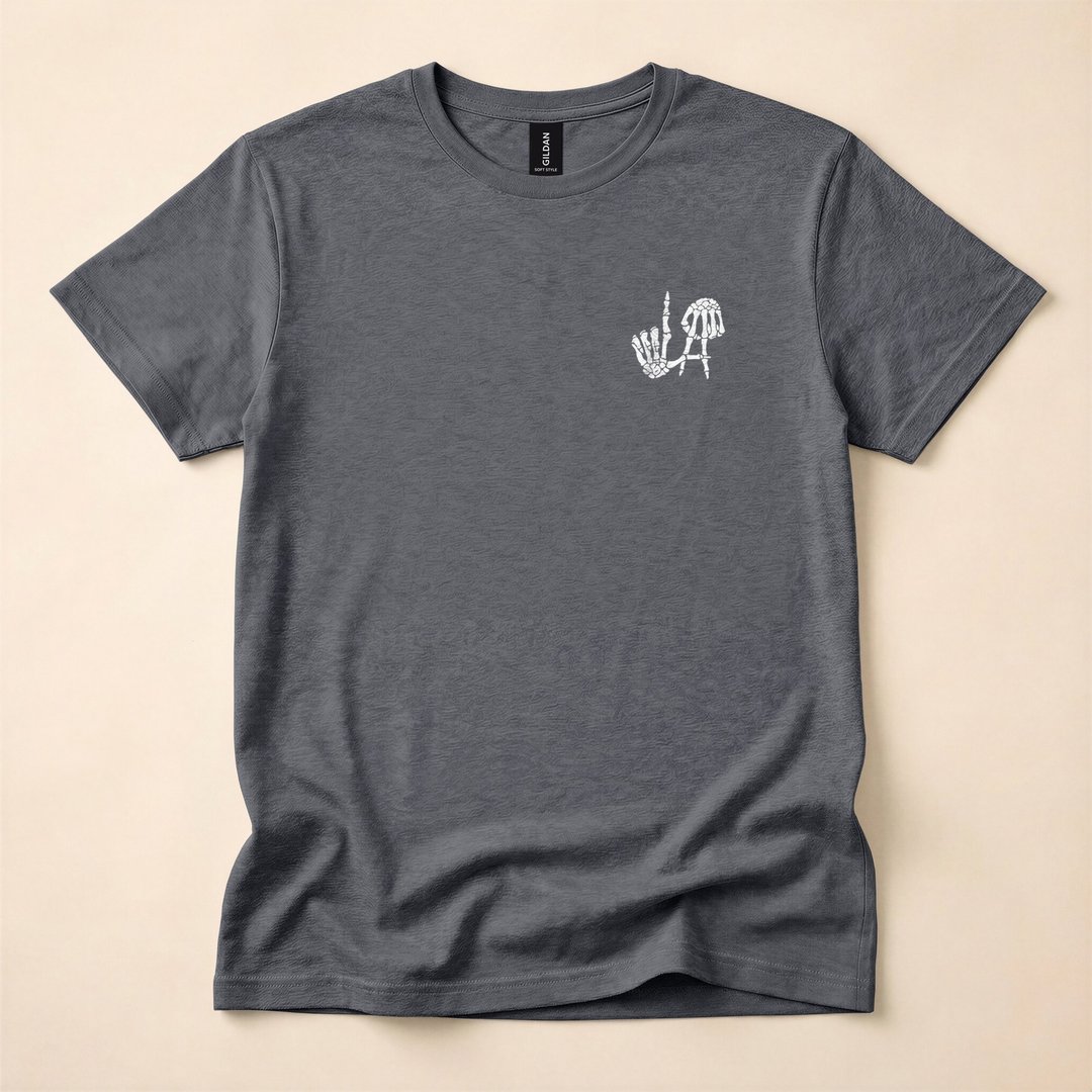 Los Angeles Skeleton LA Sign Graphic T-Shirt - photo 4