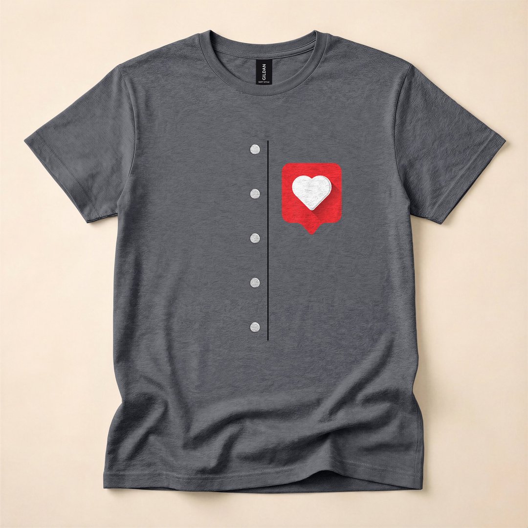 Retro Tin Man DIY Halloween Costume Heart T-Shirt - photo 5