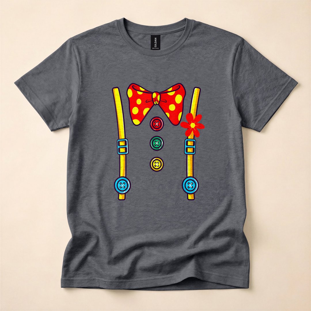 Vintage Clown Costume Halloween Family Matching T-Shirt - photo 4