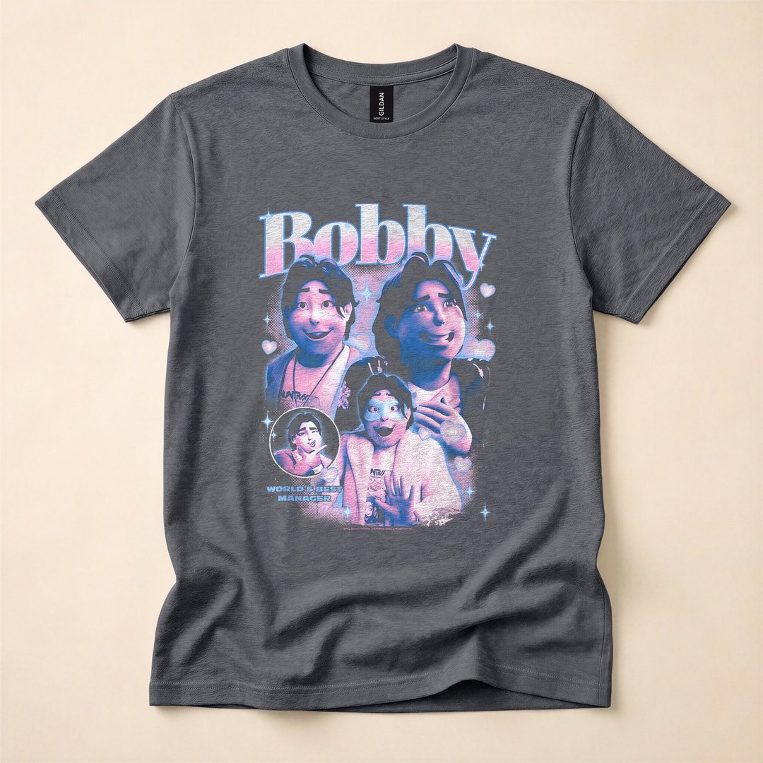 Halloween Bobby Showcase Y2K Retro Poster T-Shirt - photo 4