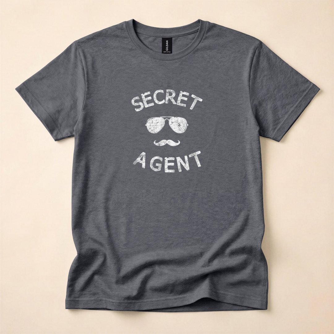 Secret Agent Spy Funny Halloween Costume T-Shirt - photo 4