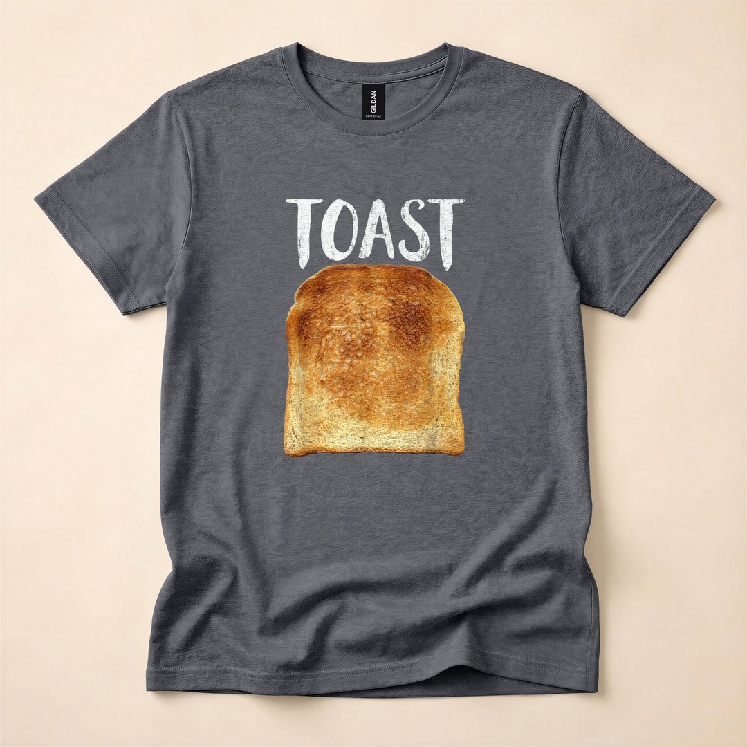 Toast Funny Bread Last-Minute Halloween Costume T-Shirt - photo 4