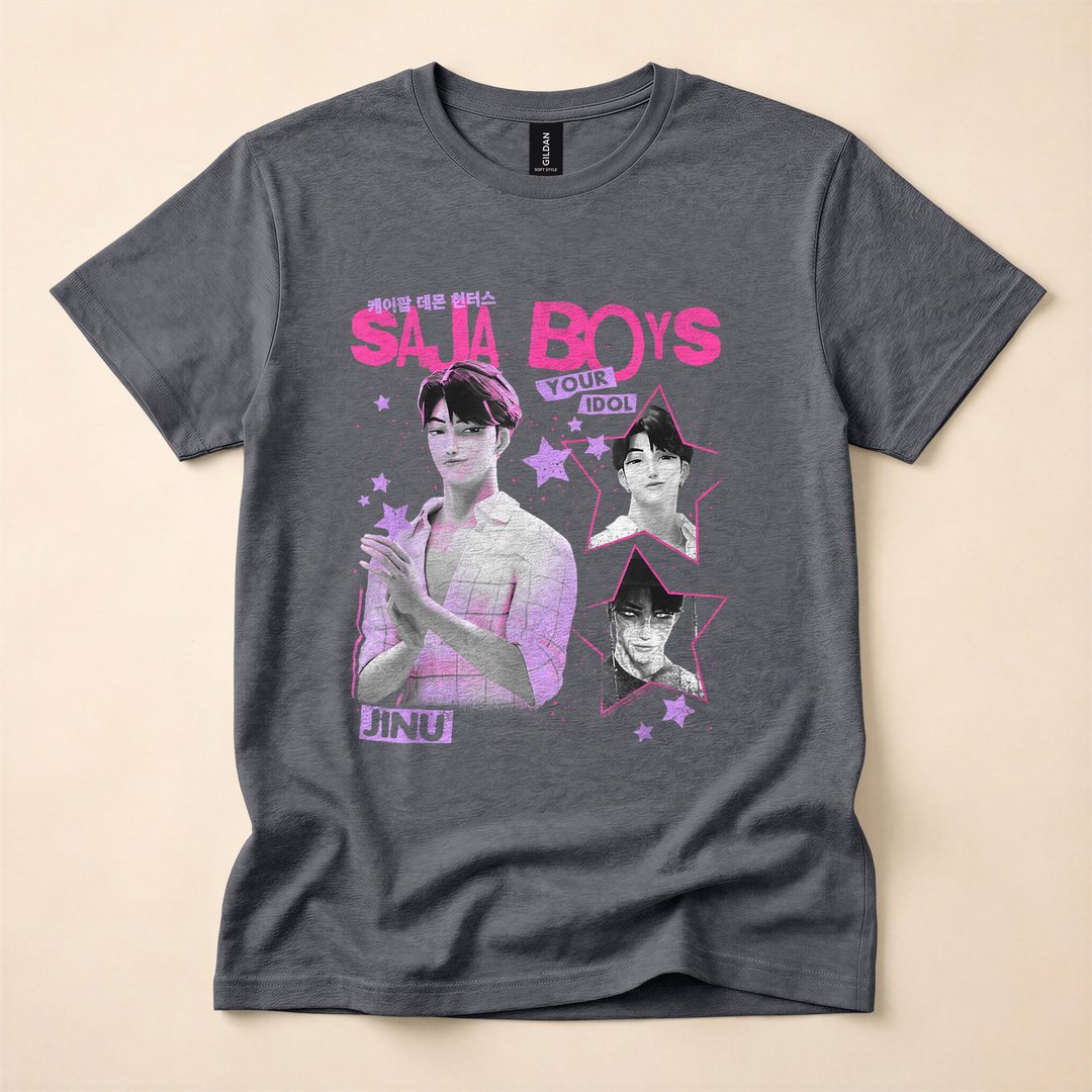 Saja Boys Your Idol Jinu Halloween K-Pop T-Shirt - photo 4