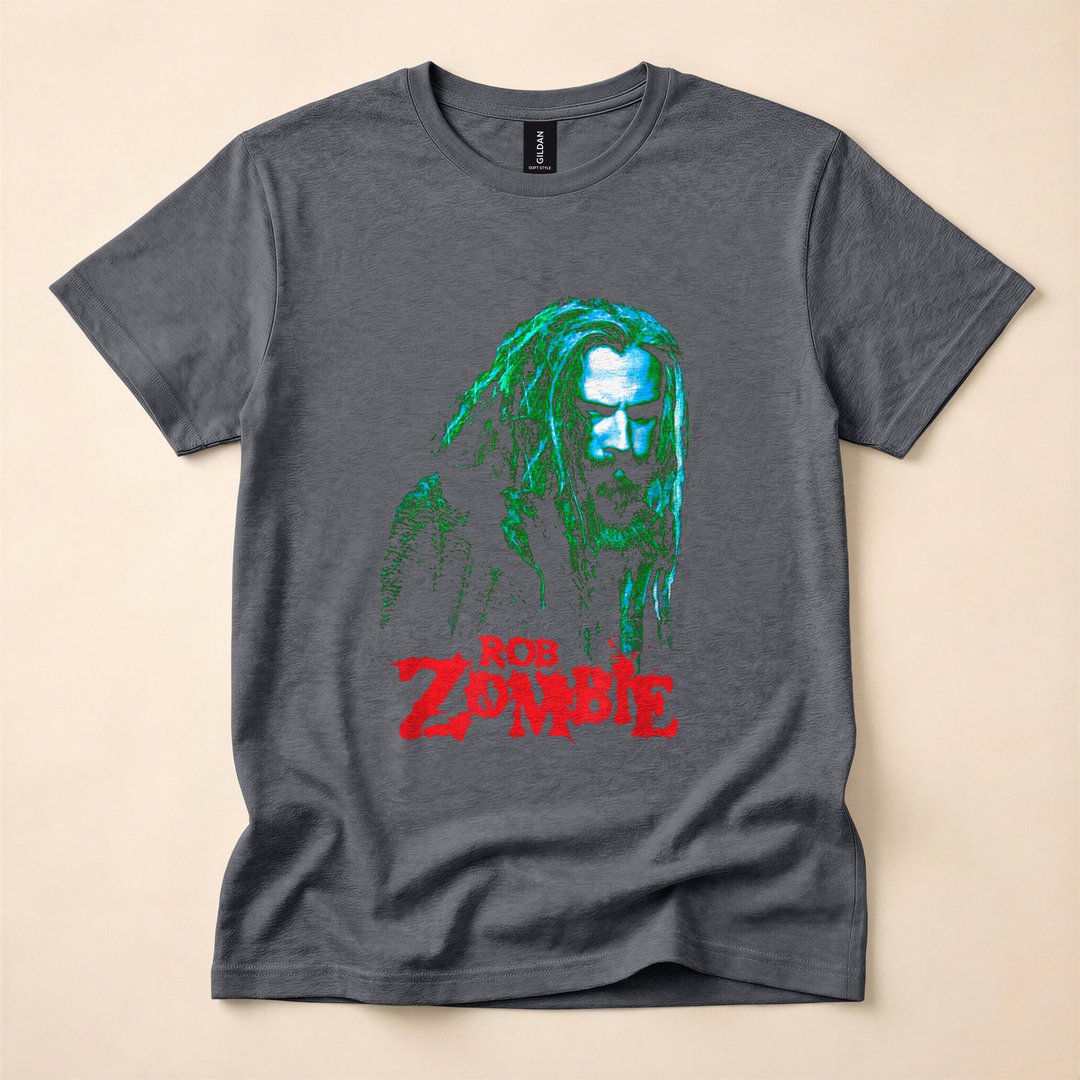 Rob Zombie Horror Rock Album Cover T-Shirt - photo 4