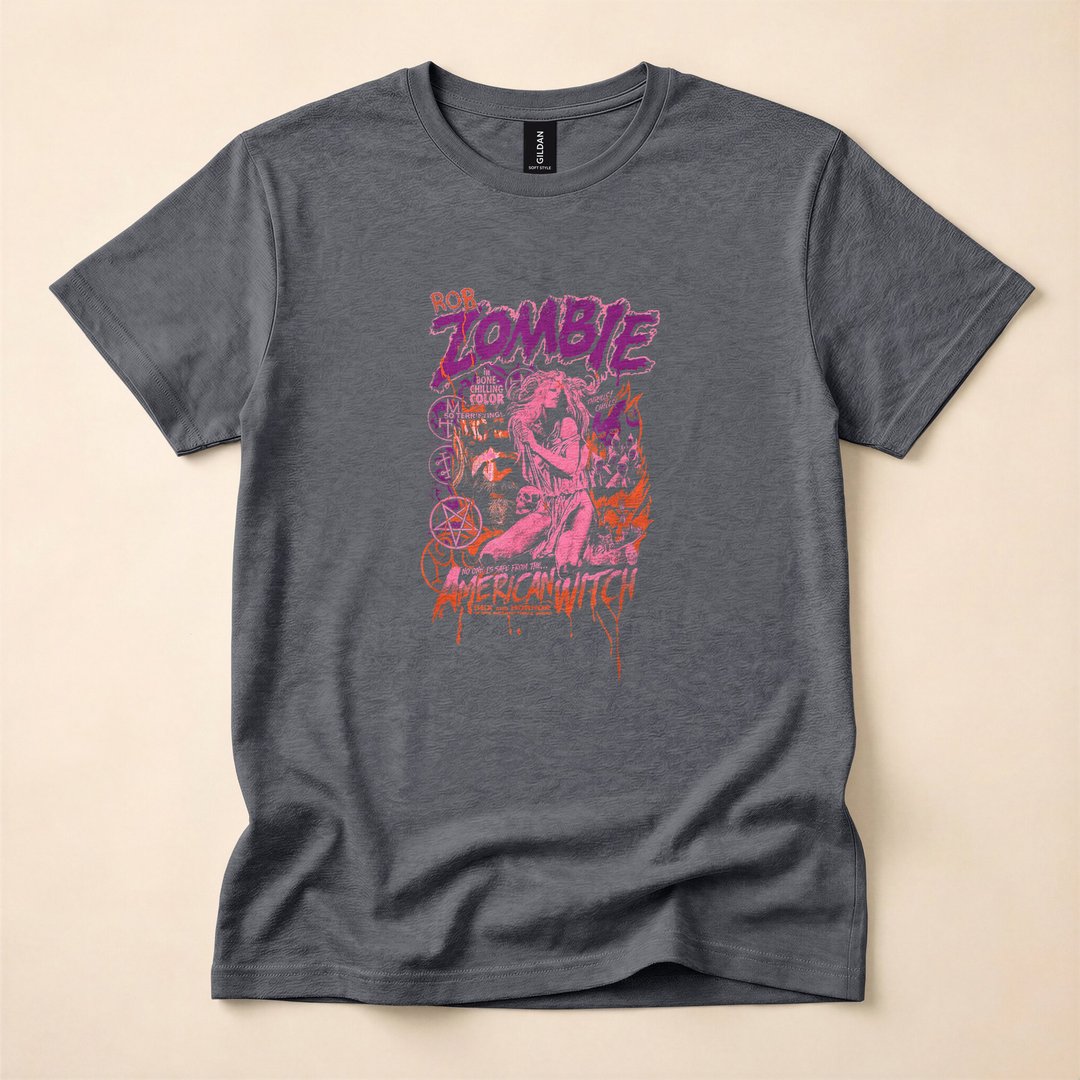 Rob Zombie American Witch Pastel Grunge T-Shirt - photo 4