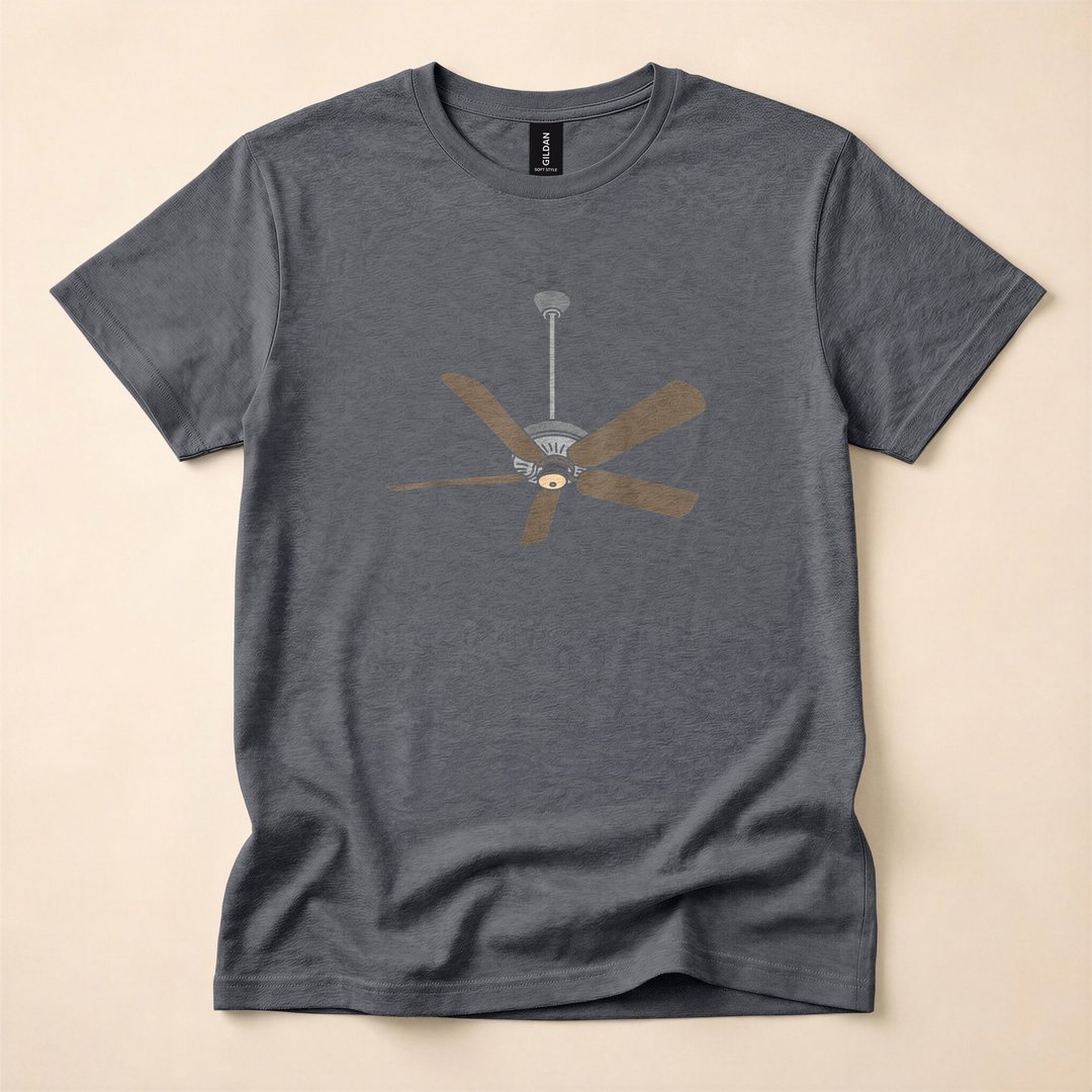 Ceiling Fan Lazy DIY Halloween Costume Funny Pun T-Shirt - photo 4