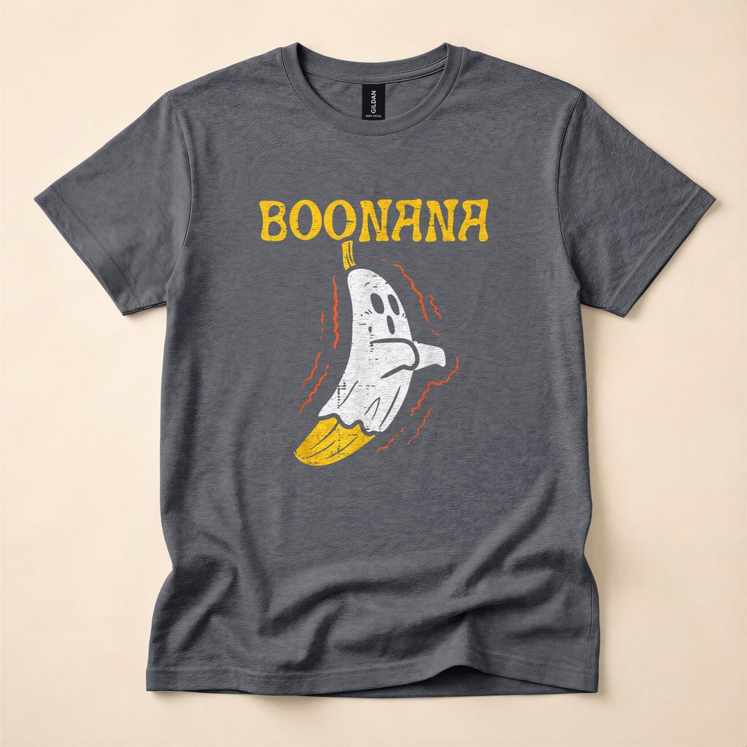 Boonana Cute Ghost Banana Halloween Costume T-Shirt - photo 4