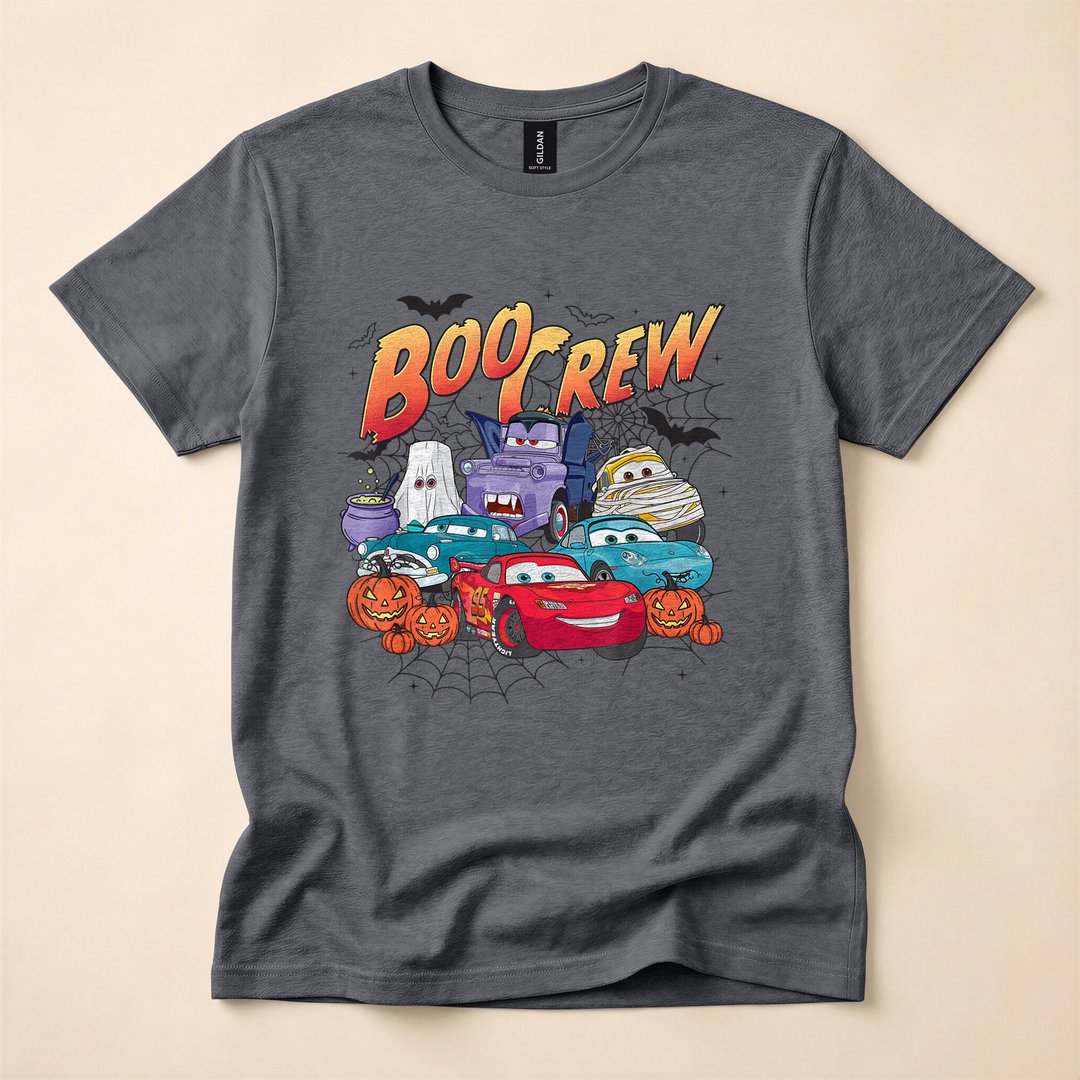 Disney Pixar Cars Boo Crew Monster Costume Halloween T-Shirt - photo 5