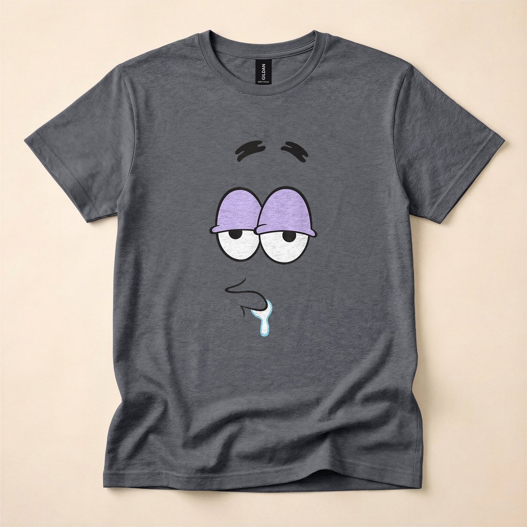 SpongeBob Patrick Star Drooling Halloween Costume T-Shirt - photo 5