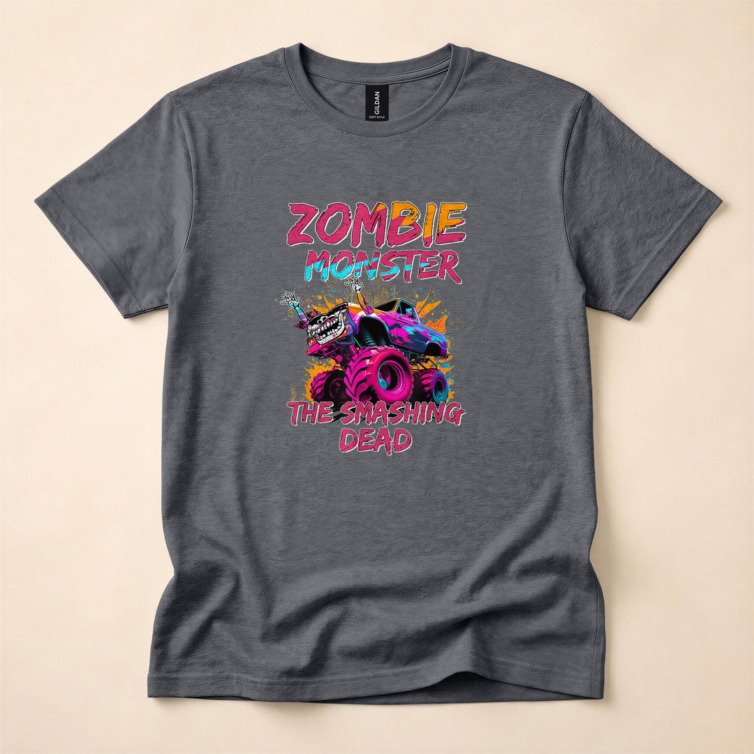 Zombie Monster Truck The Smashing Dead T-Shirt - photo 4