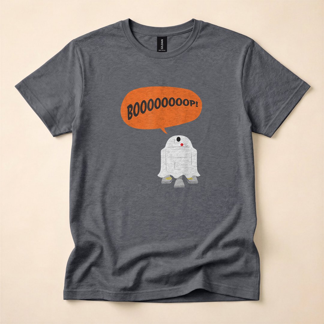 R2-D2 Ghost Costume Galactic Halloween T-Shirt - photo 4