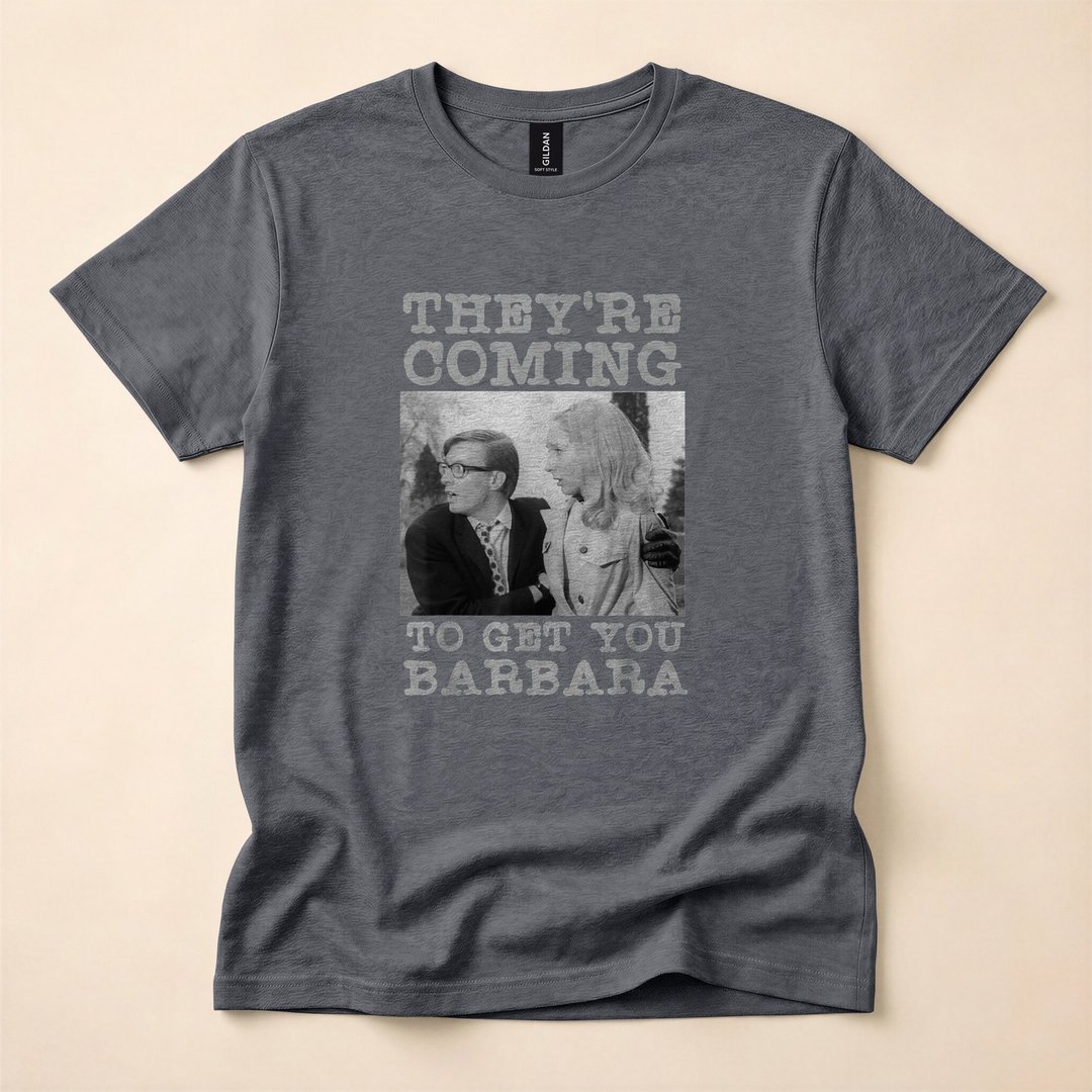 They're Coming to Get You Barbara Zombie Horror T-Shirt - photo 4
