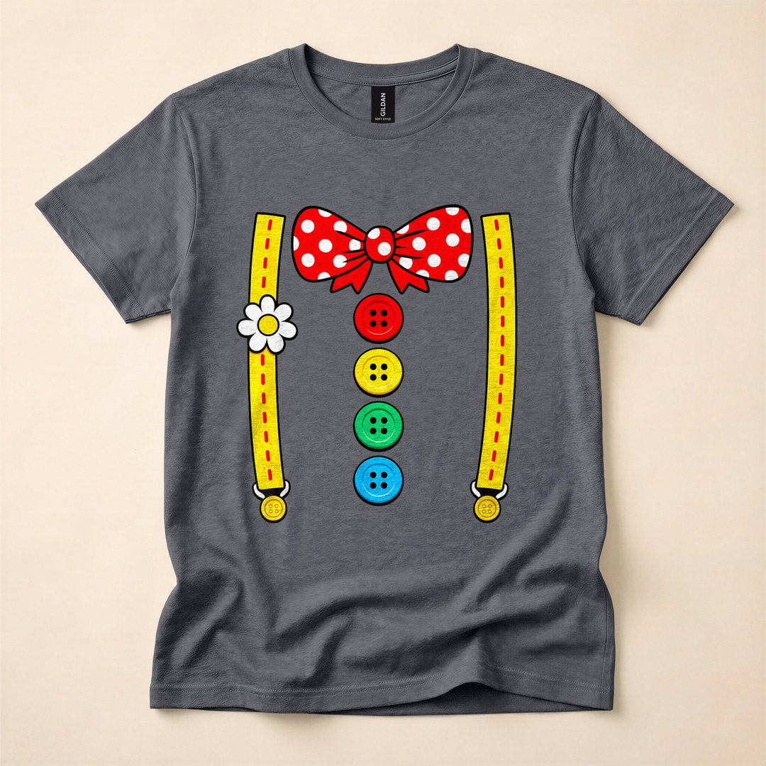 Vintage Creepy Clown Halloween Costume T-Shirt - photo 4
