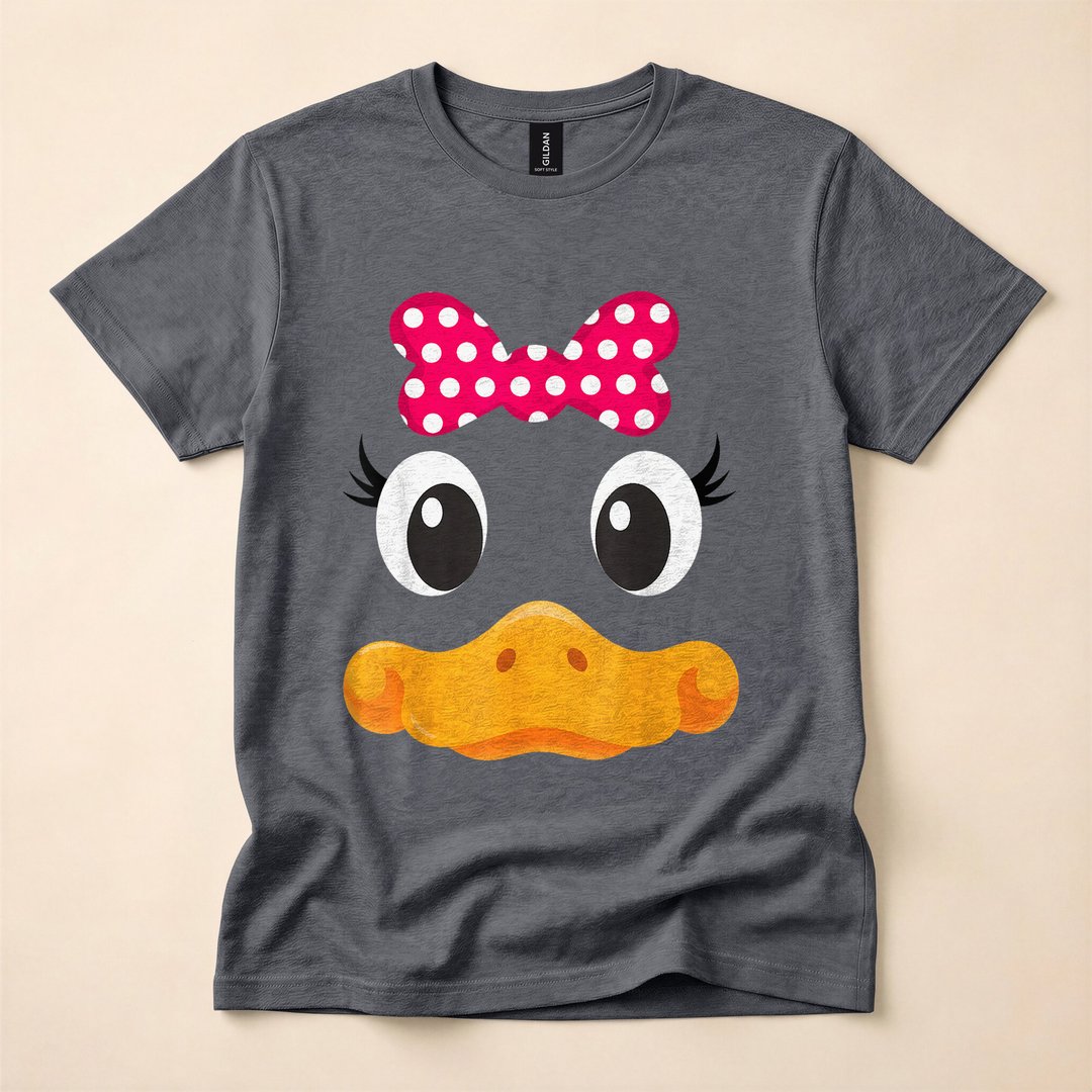Coquette Duck Face Halloween Animal Costume T-Shirt - photo 5