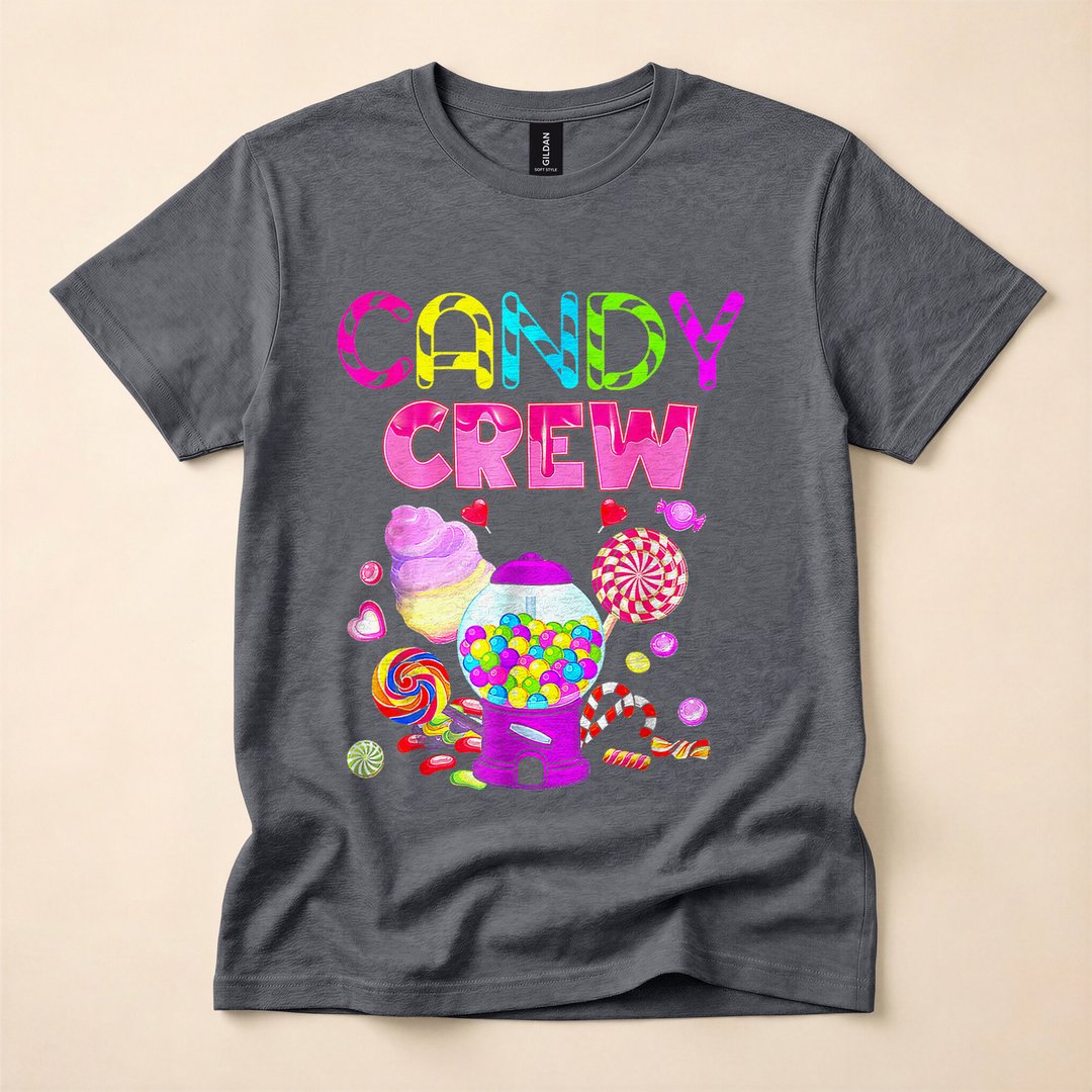 Candy Squad Crew Trick-or-Treat Halloween T-Shirt - photo 4