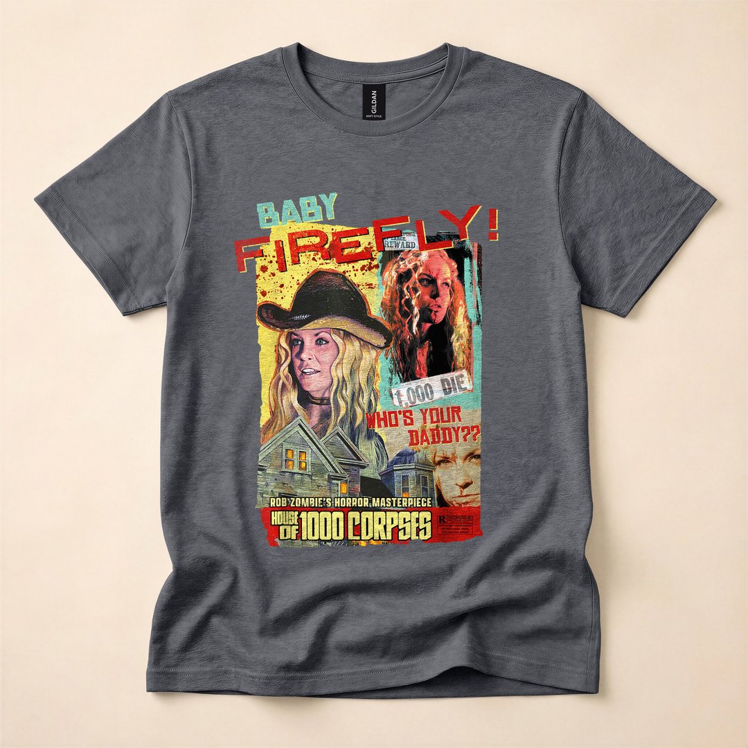 Rob Zombie Baby Firefly Horror Rock Halloween T-Shirt - photo 4