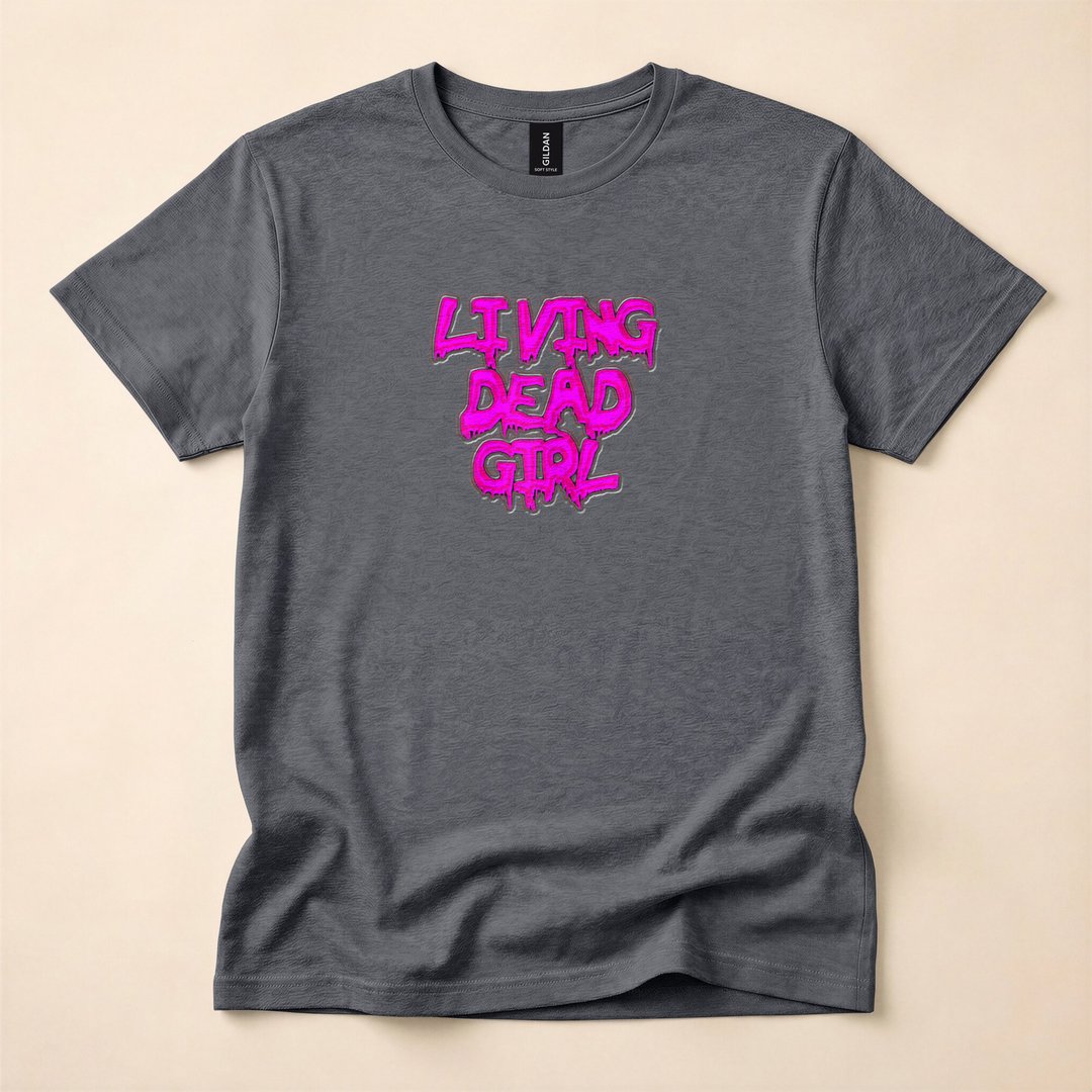 Living Dead Girl Zombie Halloween T-Shirt - photo 4